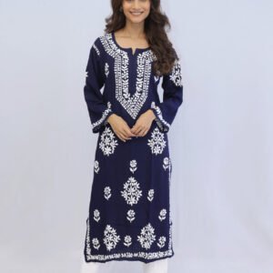 Chikankari Navy